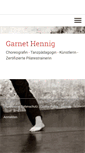 Mobile Screenshot of garnethennig.com